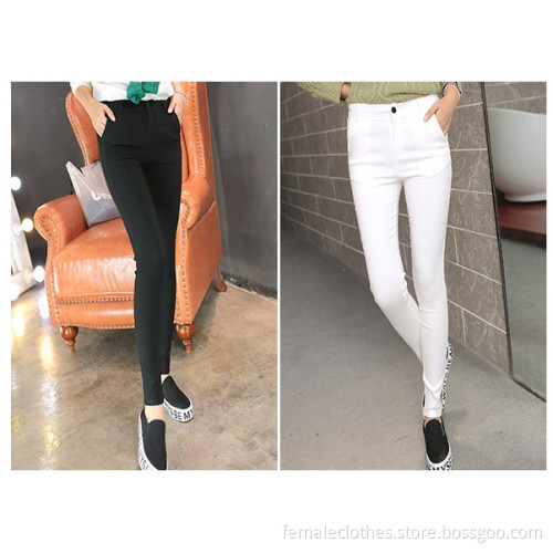 Fall wild classic Slim female pants feet stretch leggings big yards/Høst Slim bukser kvinnelige føtter strekke leggings